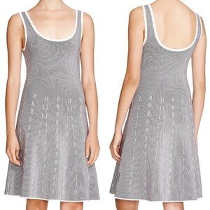 Theory | Codris Sleeveless Knit Fit Flare Dress size P preppy tennis classic